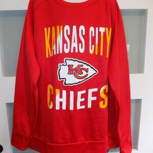 Kansas City Chiefs Red NFL LS Sweatshirt Size 14/16 (L) Youth NEW